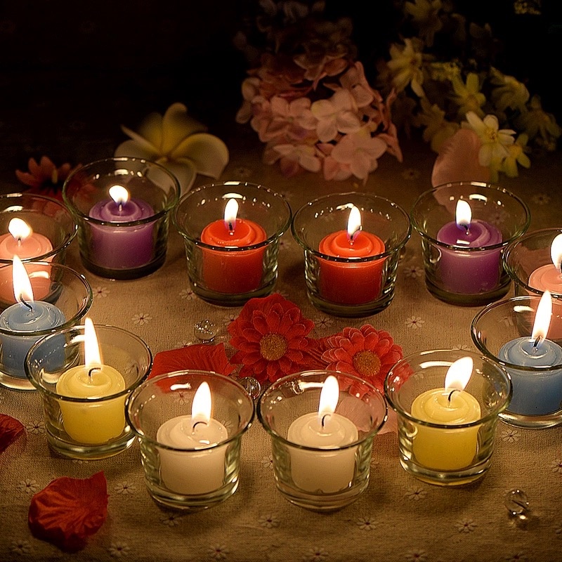 Lowest Price 60ml Wide Mouth Glass Candle Container Candle Jar Customized the Color of the Jar