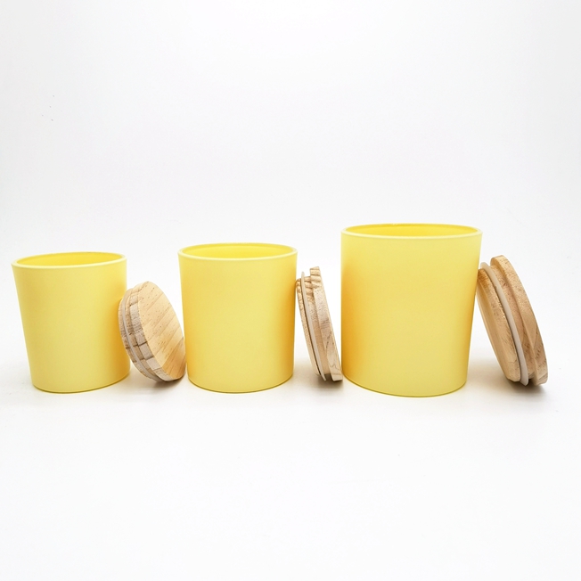 8 oz 10 oz 14 oz Luxury Candle Jars Custom Logo Colorful Container Glass Candle LuxuryJars With Lid and Box