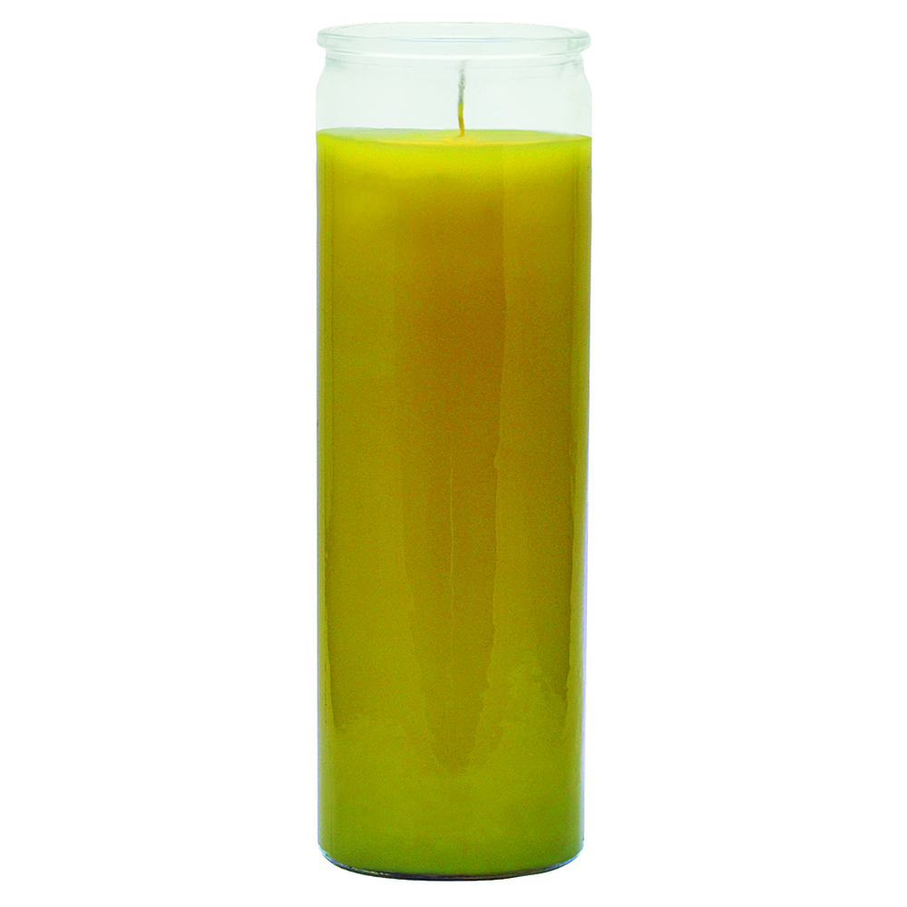 Custom Paraffin Wax 7 Day Glass Jar Candles Wholesale Recyclable Religious Prayer Candle Votive Church Candle Glass  Jar
