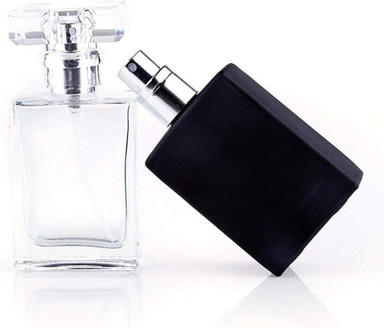 High End Luxury Custom Design 30ml 50ml 100ml Refillable Empty Perfume Glass Bottle With Box