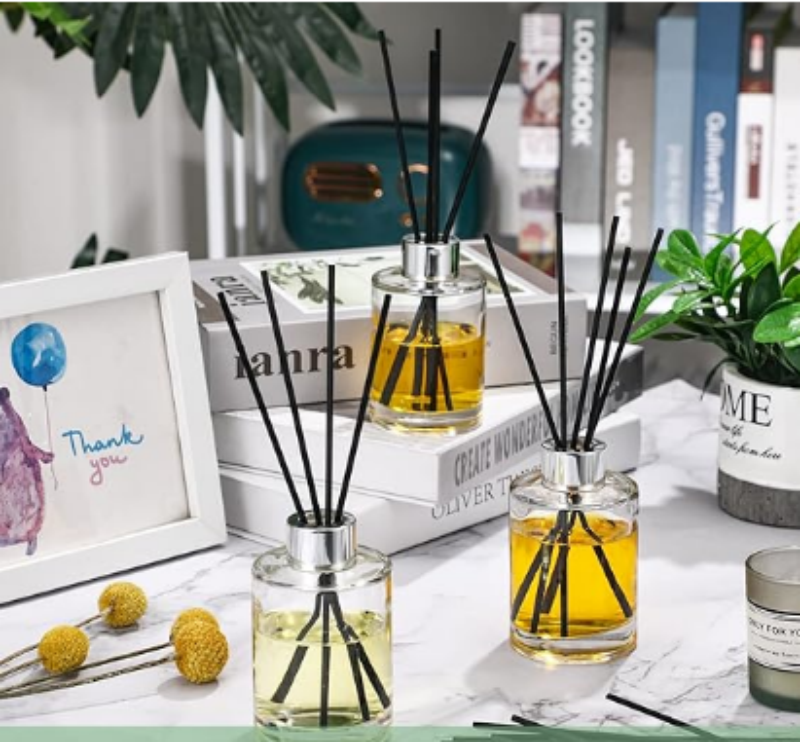 Custom Fragrant Packaging Box Sticks Glass Bottle Reed Diffuser and Wholesale Luxury Candle Jar for Gift Set