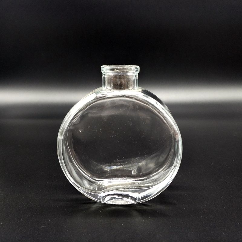 Hot Sale Empty Round Aroma Reed Diffuser Bottle 200ml Capacity in Black or Clear Aluminum Cap Material for Oil Packaging