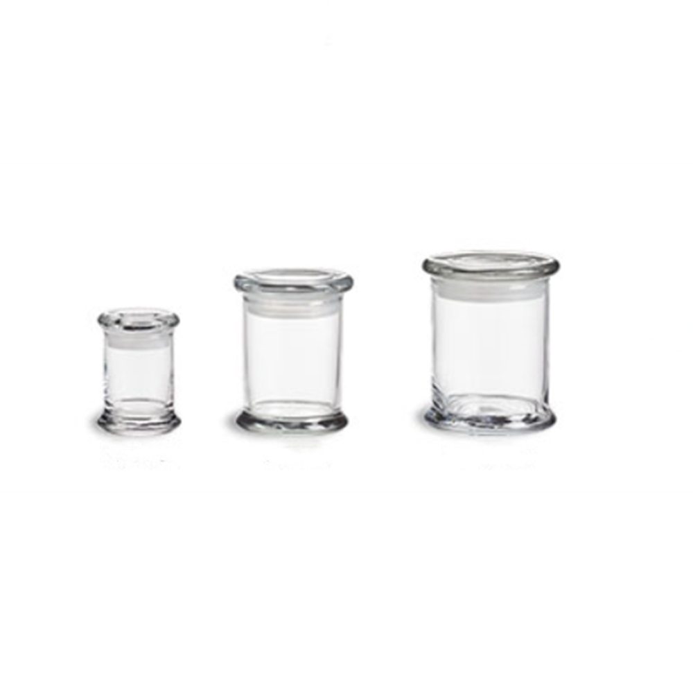 3oz 8oz 12 oz 90ml 240ml 360ml Clear Decorative Glass Candle Holder Jars With Glass Flat Pressed Lids