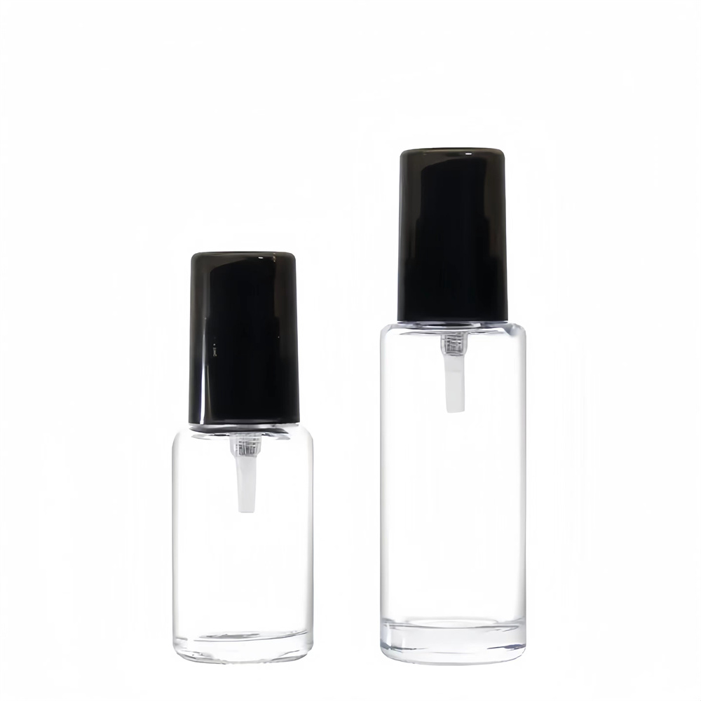 High Quality Customized Clear Glass Bottles Heavy-Duty Packaging for Hair BPA Oil Cosmetic Spray Dropper Lotion Pump Bottle