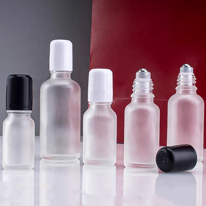 Roll on Bottle 5ml 10ml 15ml 20ml 30ml 50ml 100ml Matte Perfume Glass Roll on Bottle with Roller Ball