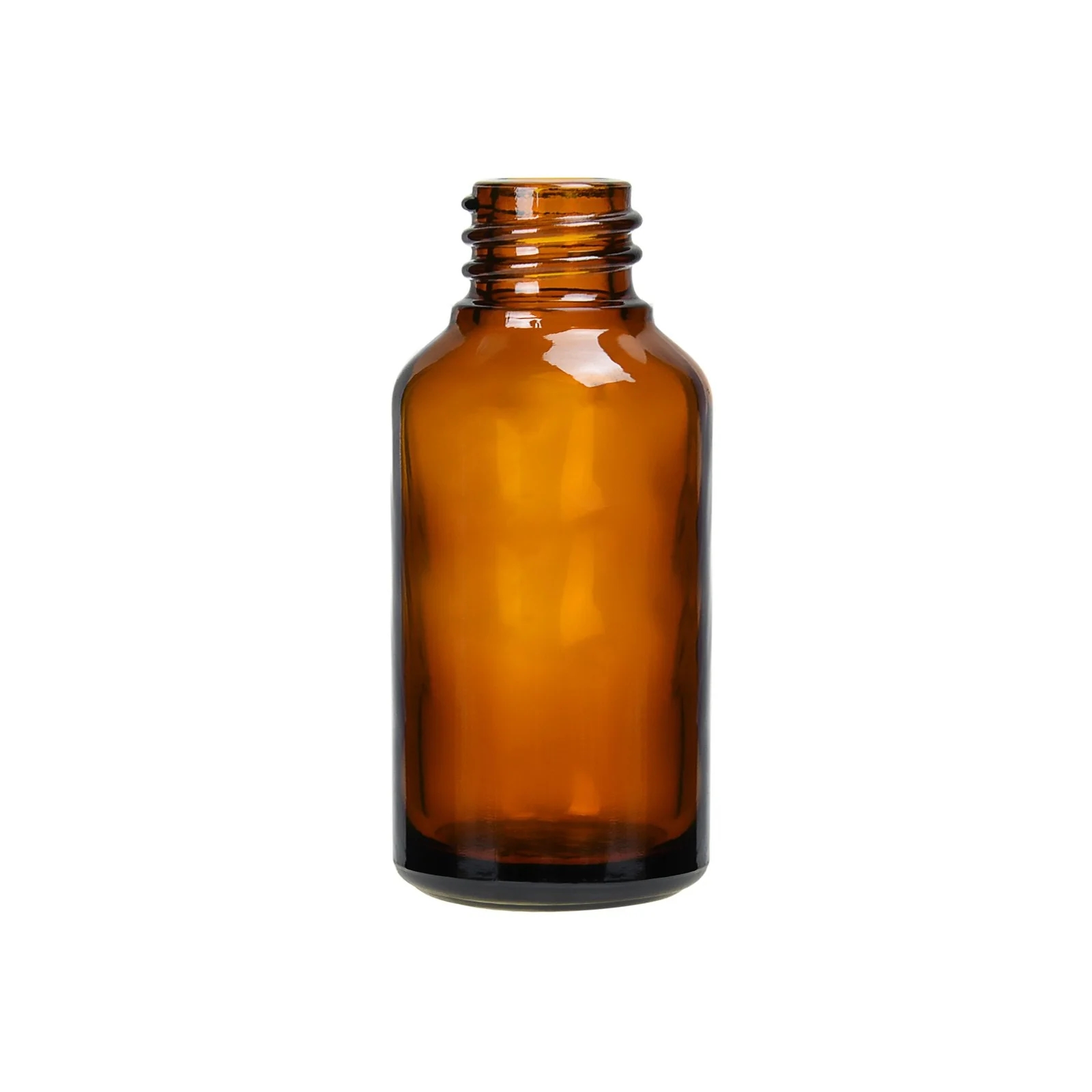 1/2 Oz. 1 Oz.Amber Boston Round Glass Black Child Resistant Dropper Bottle, 18mm 18-400 Glass Bottle