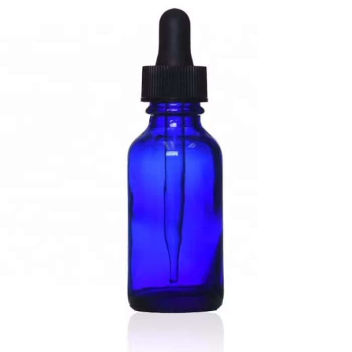 Custom Logo Color Clear Blue Skin Care Serum Essential Oil 5ml 10ml 15ml 30ml 50ml 1oz Glass Dropper Bottle With Packaging Box