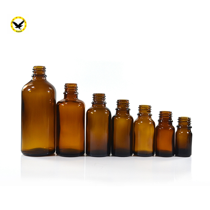 50 ml 10ml 15ml 5 ml 30ml Amber Essential Oil Glass Bottles With Euro Dropper Cap White and Orifice Reducer