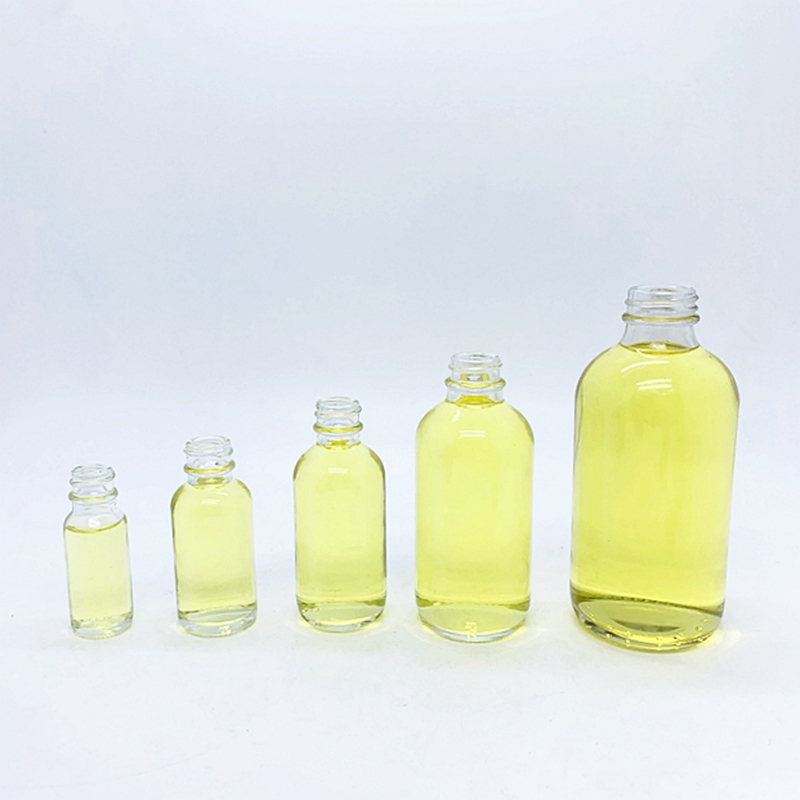 5ml 10ml Glass Clear/amber Essential Oil Bottle 30 ml 50ml Glass Dropper Bottle With Gold Cap for Aroma Perfume Oil Factory Price