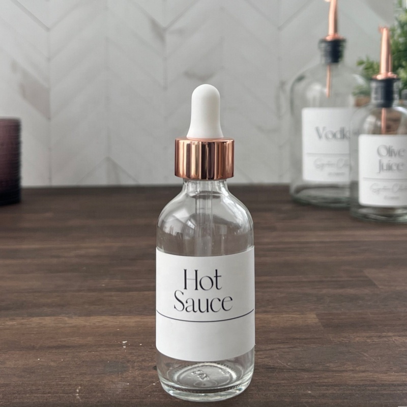 2-ounce Cocktail Apothecary Bottle With Dropper | Signature Cocktail Collection