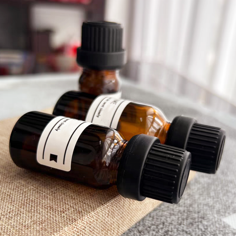 Essential Oil Glass Bottle Amber Aroma Diffuser Bottle 10ml 15ml 20ml 30ml 50ml 100ml Glass Dropper Bottle With Tamperproof Cap