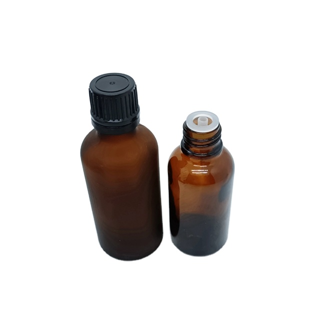 10ml Amber Brown Glass Essential Oil Bottle 18mm Bamboo Wooden Screw Cap Frosted Clear Glass 20ml Mascara Use Hair Usage Stock