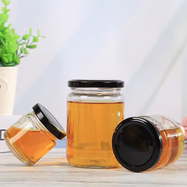 Hot Sale Factory 100ml 150ml 240ml 350ml 500ml 700ml Customize Chili Sauce Honey Jar Jam Glass Jars for Candy