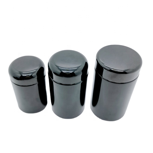 Dark UV Violet Glass Jar 100ml 200ml 250ml 300ml 500ml Smell Proof Powder Jars for Gummy Dried Flowers Supplement Jar