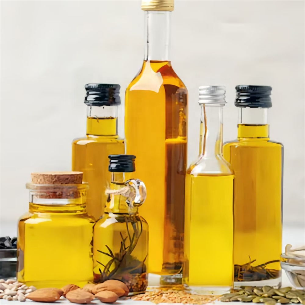 Wholesale High Quality Square Empty Clear Green 100ml150ml250ml 500ml 750ml 1000m Cooking Vinegarl Olive Oil Glass Bottle