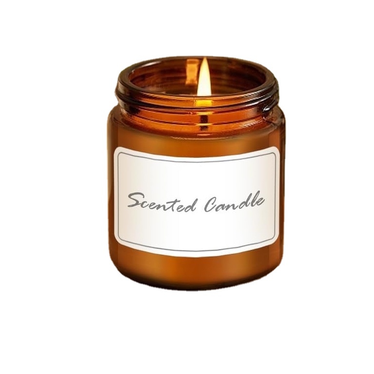 Home Decor 16oz Mini Glass Jar for Making Candle Holder Glasses Jars Candle Containers With Bamboo Lids
