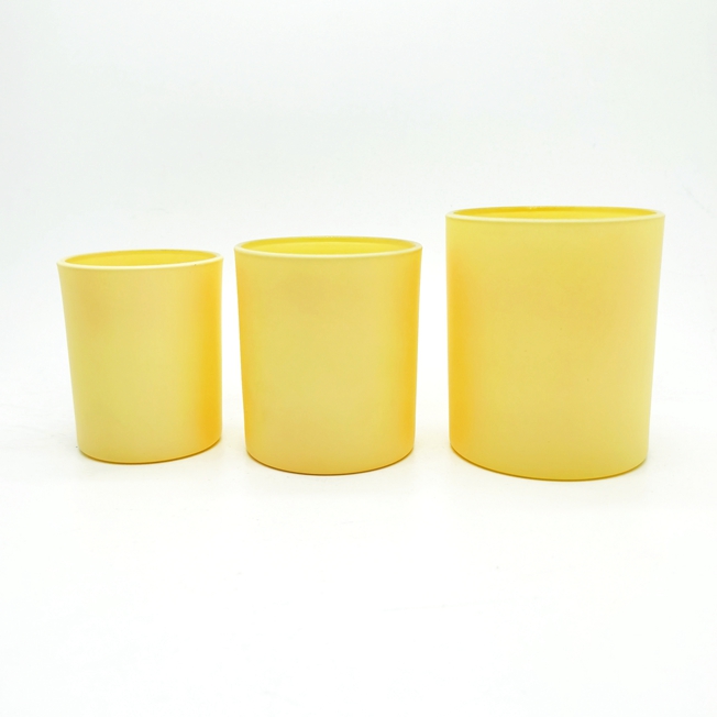 Luxury Empty Unique Cosmetic clear Grey Glass Candle Jars 8oz 10 oz Glass Jar Candle 250ml 300 ml Glass Jar for Scented Candle