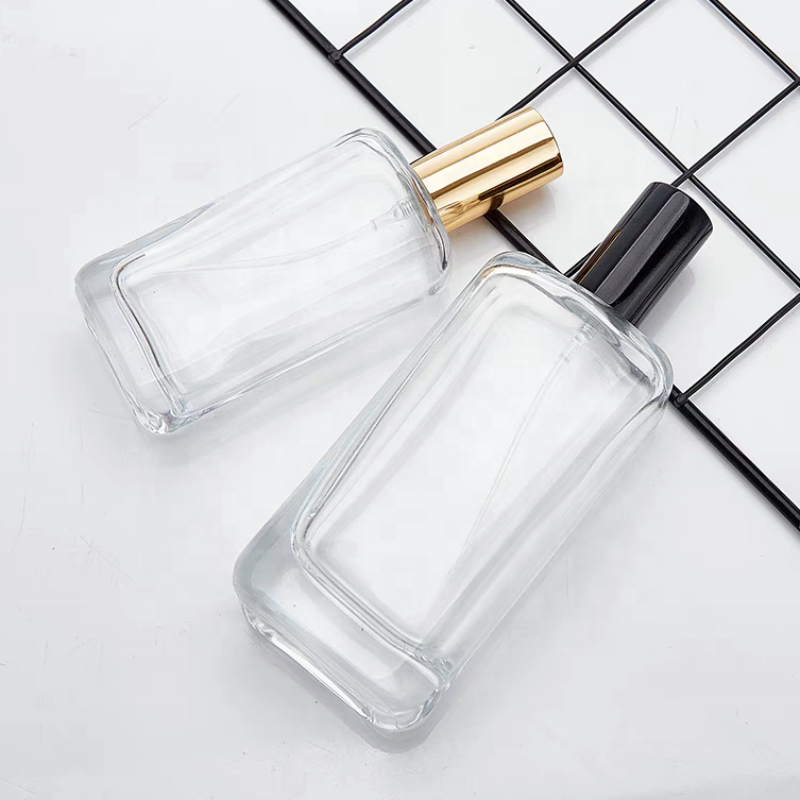 Luxury Empty Room Fragrance Spray Bottle 30ml 50ml 100ml Frosted White Glass Spray Bottle With Gold Fine Mist Cap