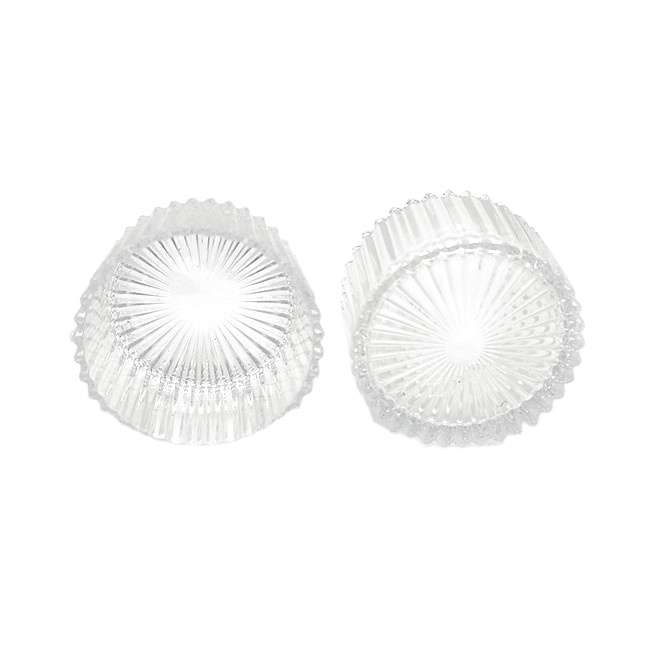 Wholesale 100ml 150ml Luxury Geo Candle Jars Glass With Lids for Candle Making