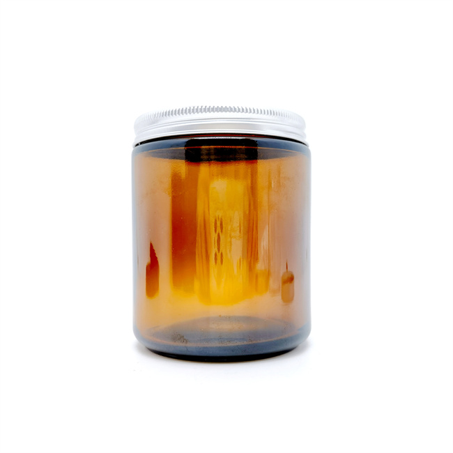 270 ml 250 ml Brown Amber Glass Lantern Candle Cup Glass Candle Holders Lanterns Candle Jars Glass 200ml With Lid