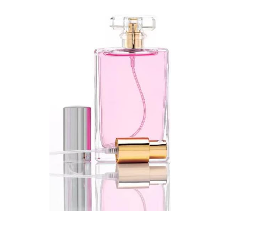 Luxury 20ml 30ml 50ml 100ml Flat Square Perfume Glass Bottle Black