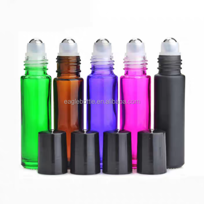 Empty 10ml 20ml 50ml 100ml  Glass Dropper Essential Oil Bottle Roll on Oil Glass Bottle Luxury Perfume Bottles With Cap