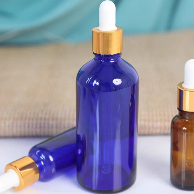 5ml 10ml 15ml 20ml 30ml 50ml 100ml Blue Glass Bottle Dropper Bottle Empty Glass Essential Oil Bottle With Glass Pipette Dropper