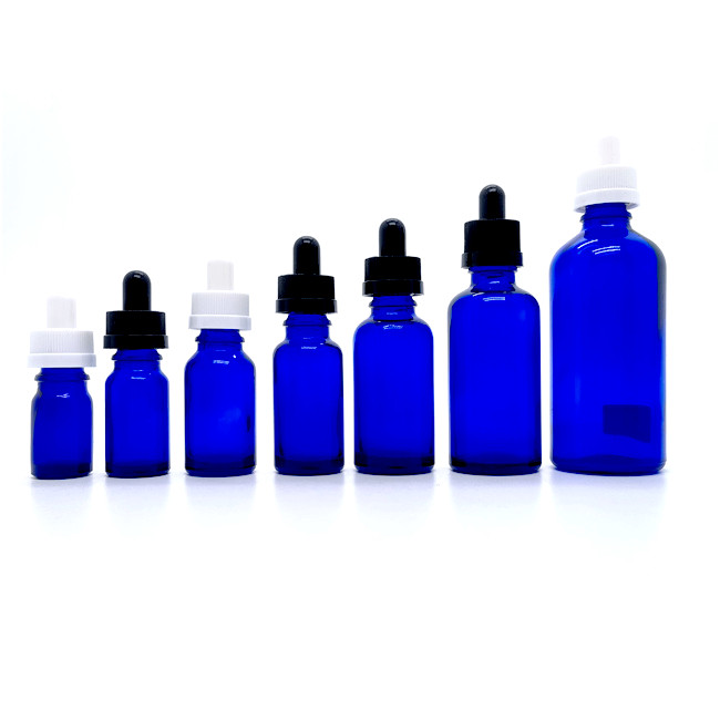 Glass Essential Oil Bottle With  Black NBR Bulbs Dropper Available 5ml 10ml 15ml 20ml 30ml 50ml 100ml Sizes Ribbed Tamp Evident