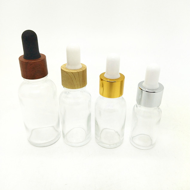 15ml 30ml 50ml clear Frosted Glass Dropper Bottle Essential Oil Bottle Wholesale