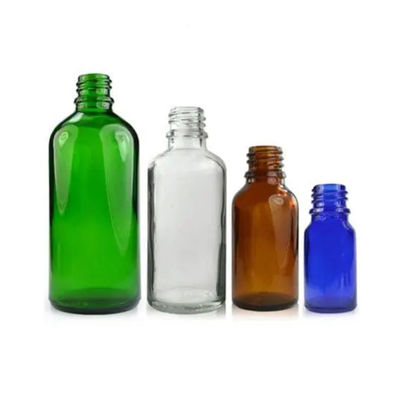 Luxury Skincare Packaging Hair Oil Bottle 30ml Pipette Serum Bottle Press Dropper 1oz Amber Glass Serum Essential Oil Bottle