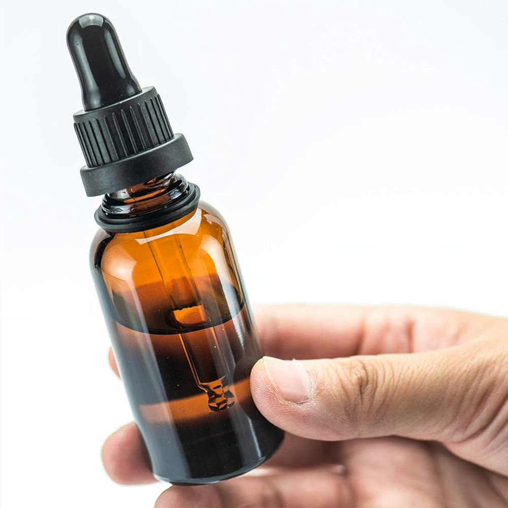 Dropper Bottle 2 oz 50ml  Amber Glass Eye Dropper Bottles With Funnel, Tincture Bottle With Measured Dropper