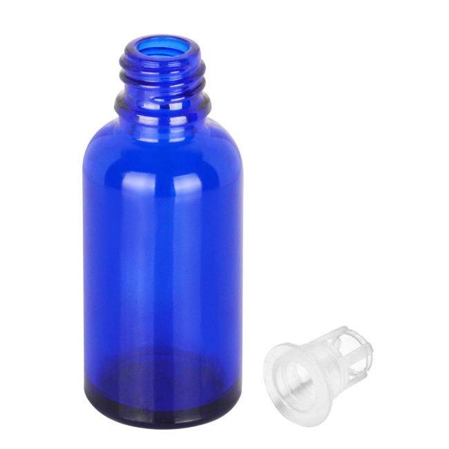 Empty Glass Essential Oil Bottle in Cobalt Blue 5ml 10ml 15ml 20ml 30ml 50ml 100ml for Cosmetic Packaging Serum for Wigs