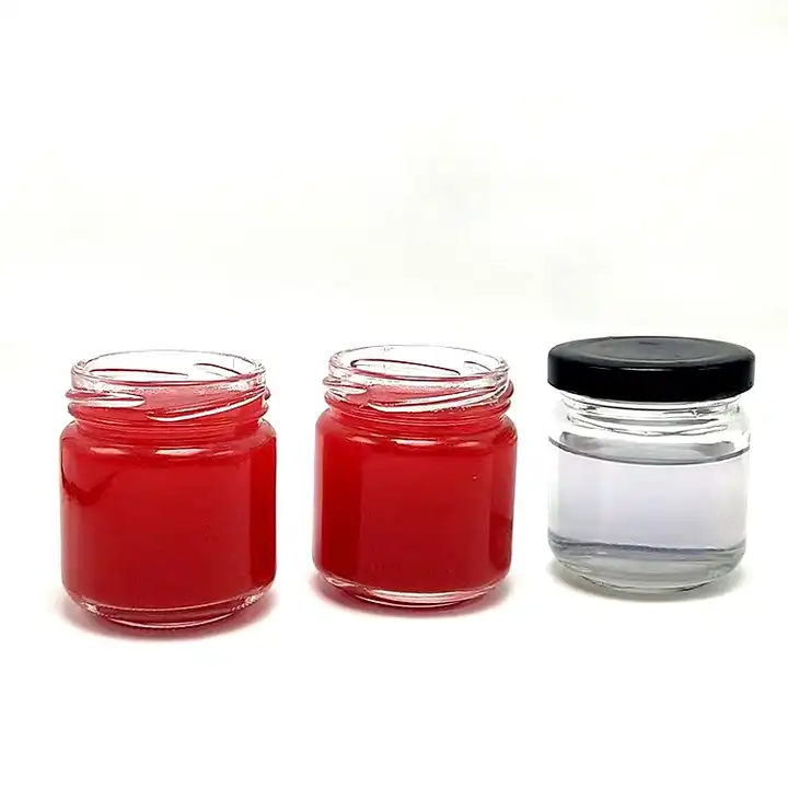 350ml 12oz Jam Jelly Spice Candle Clear Wide Mouth Glass Salsa Honey Jars in Bulk With Lids