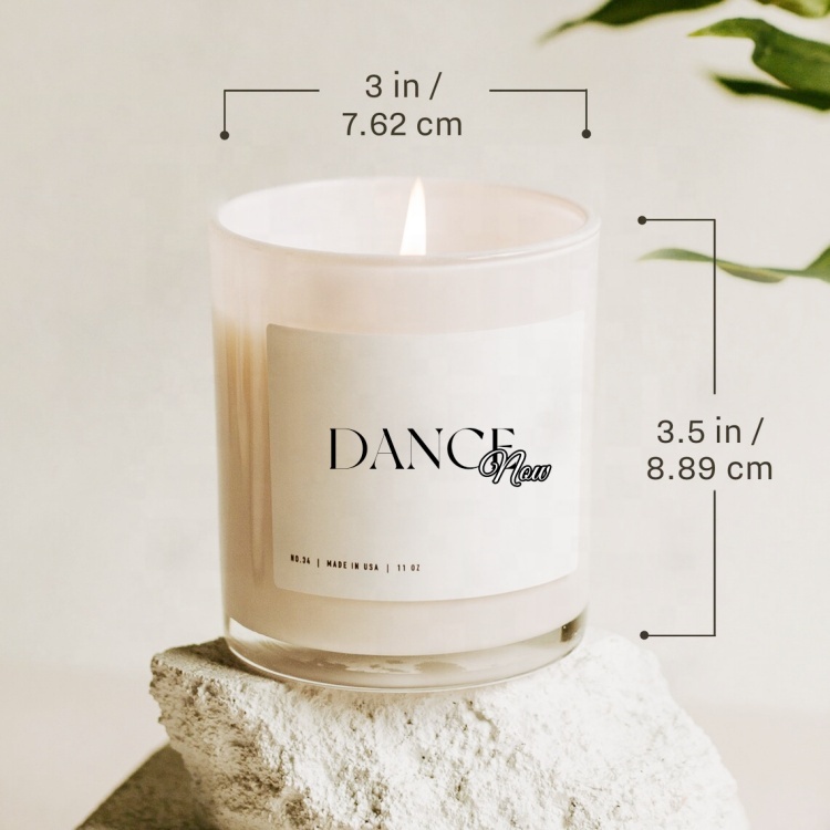 High-Quality Candle Container Clear Glass Jar Candle Holder Candle Jar
