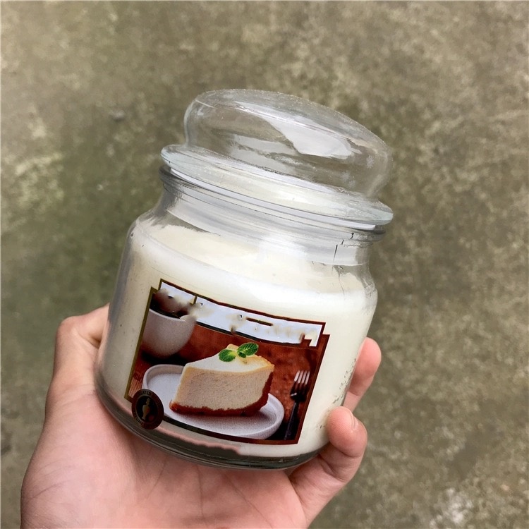 350ml Kitchen Portable Sealed Moisture-proof Dried Fruit Tea Snack Empty Container Glass Storage Jars