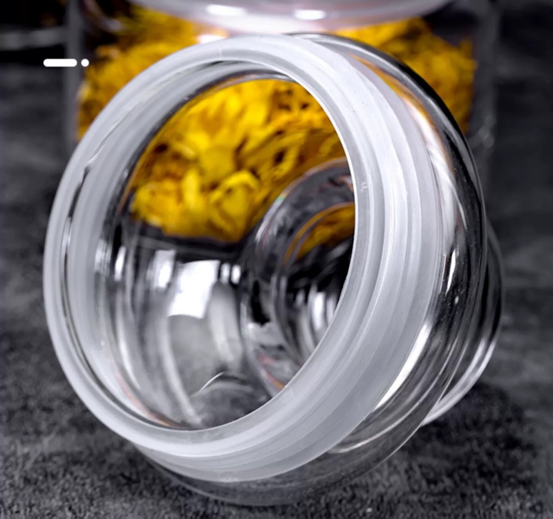 Made in China High Borosilicate High Quality Storage Glass Spice Jar With Lid