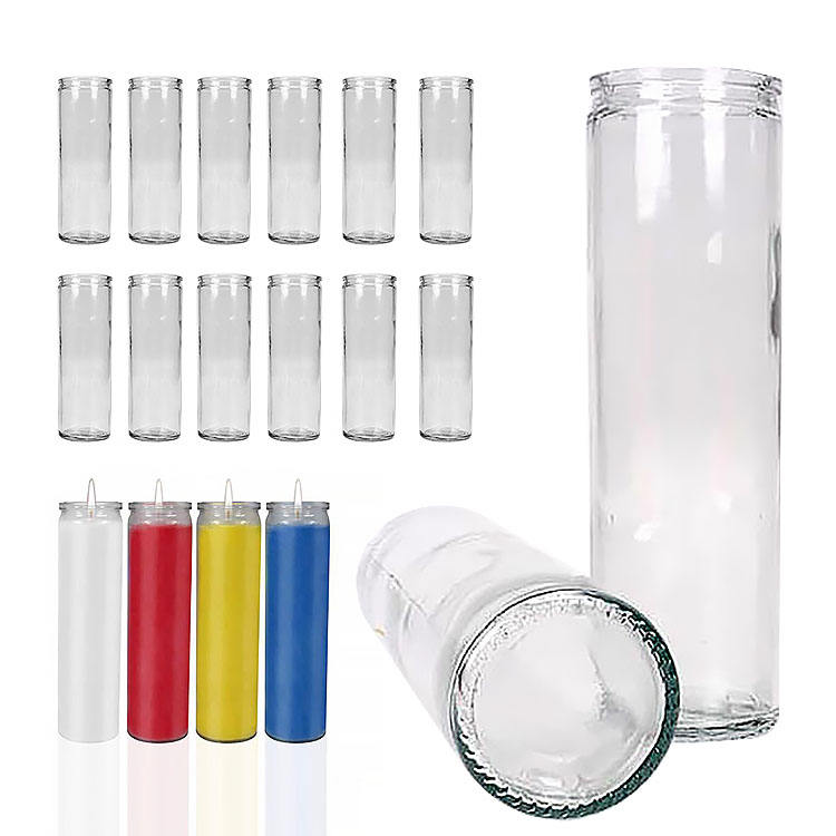 7 Days  Prayer Glass Container Candle, Premium Wax Candles 2 Inch X 8 Inch,Vigils, Prayers, Blessing