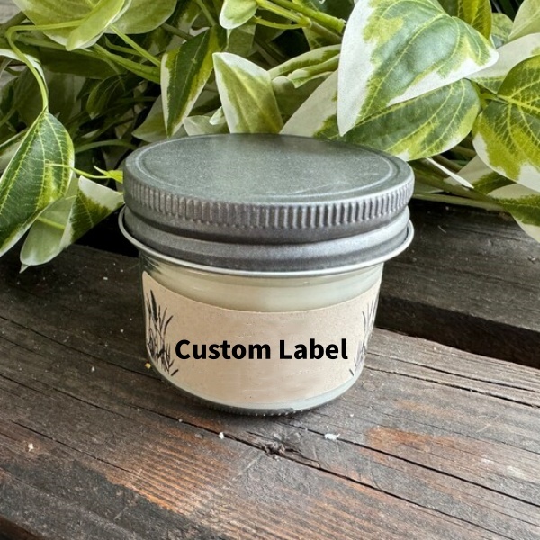 12oz 10oz Customized Logo Round Clear Mason Storage Wide Mouth Glass Candle Jars With Lid
