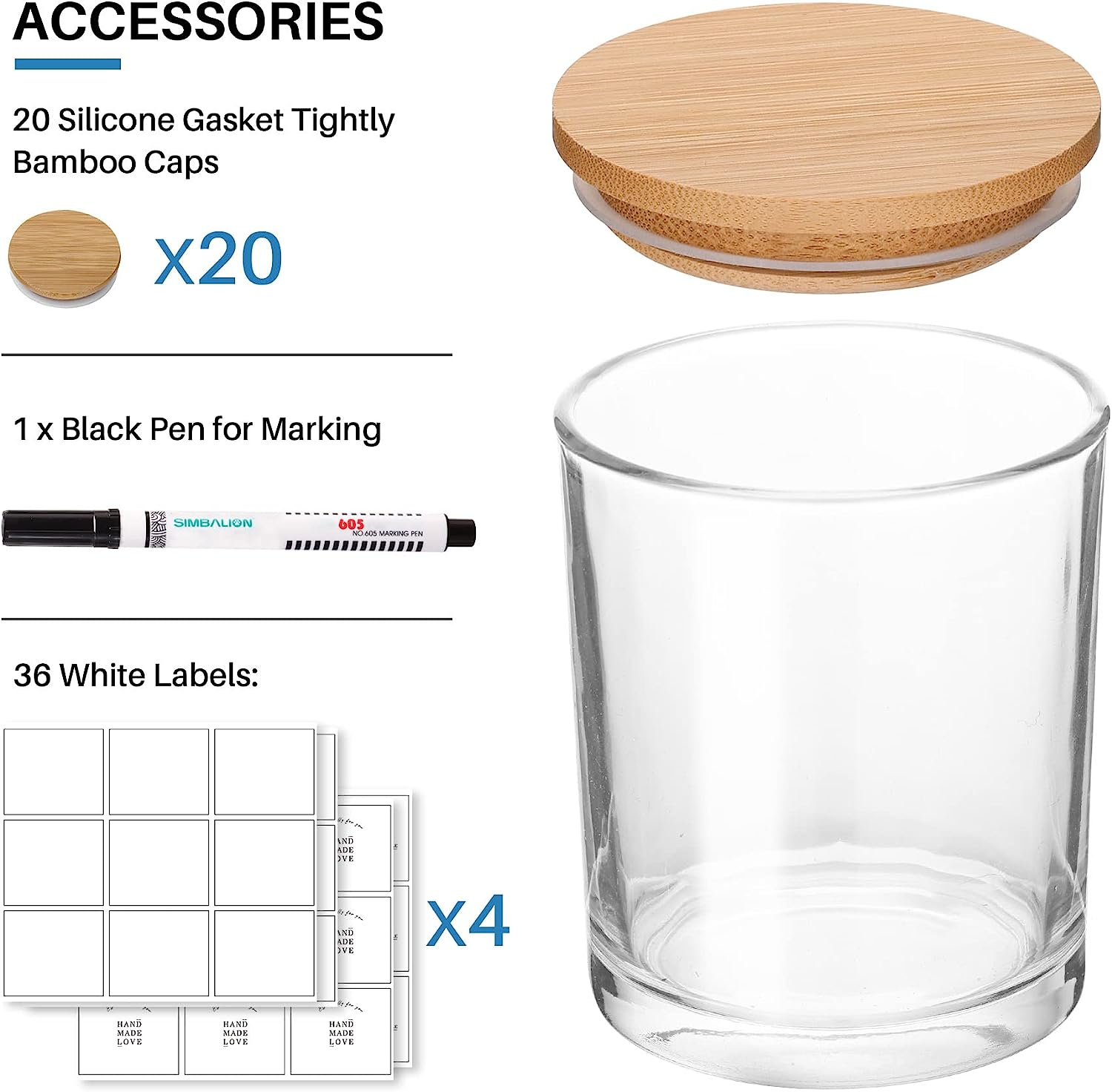 Custom Creative Candle Holders Transparent Egg Shape Aroma Glass Candle Empty Jars