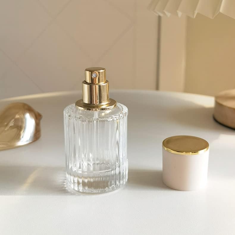 High End Luxury Custom Design 30ml 50ml 100ml Refillable Empty Perfume Glass Bottle With Box