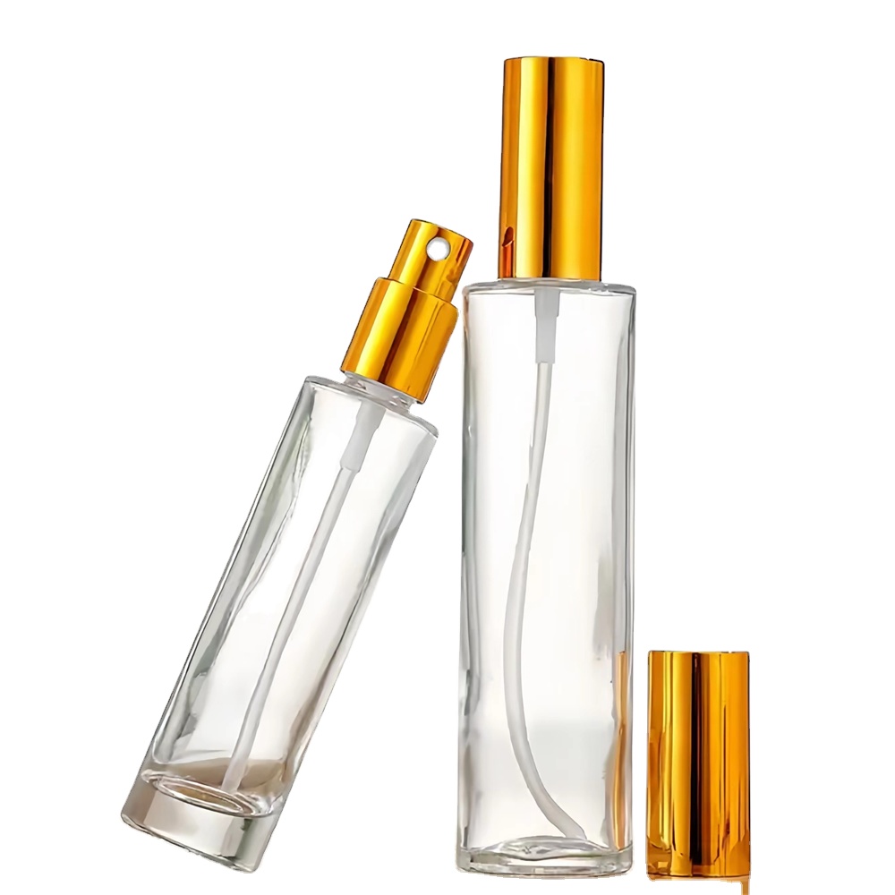 Wholesale 60/100//120/150/200/ml Glass Spray Bottle  With Fine Mist Sprayer  Cosmetic Packaging