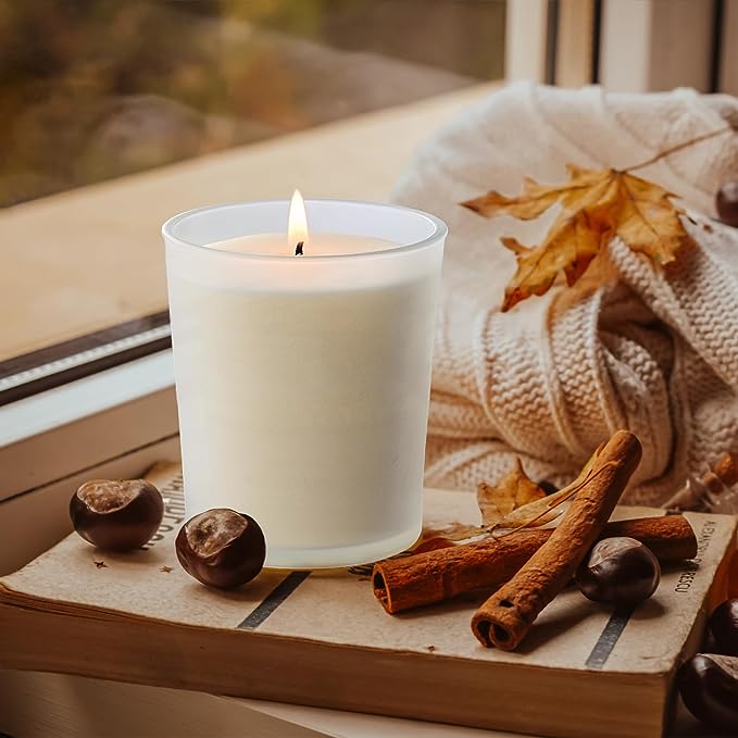 Wholesale Luxury Candle Jar Glass Candle Container Jars With Bamboo Wooden Lids Suitable for Christmas Gifts