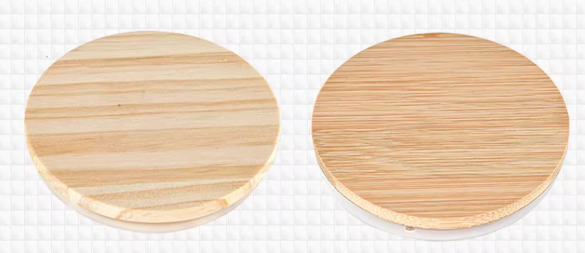 Low Price Wholesale 200ml 300ml 375ml Custom Color Frosting Glass Candle Jars With Wooden Lid