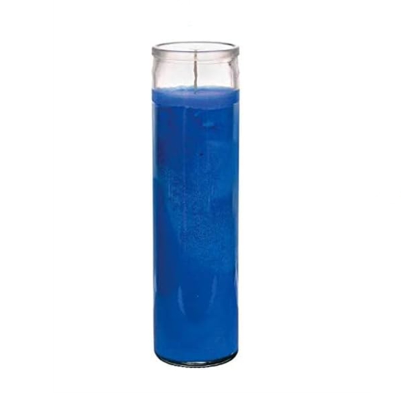 Wholesale 7 Day Candles Glass Jar Religious Candle 8 Inches Container Bottle Jar