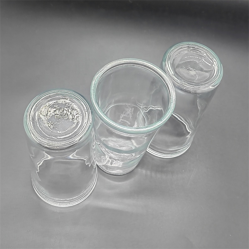 Wholesale Religious Style 8oz Candle Jars Small Tealight Candle Holder Glass for Home Decoration for Dining Table