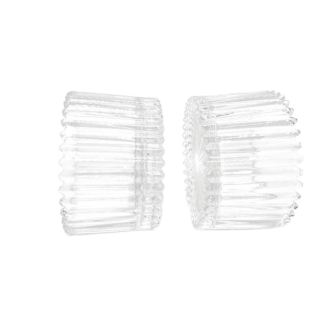 Wholesale 100ml 150ml Luxury Geo Candle Jars Glass With Lids for Candle Making