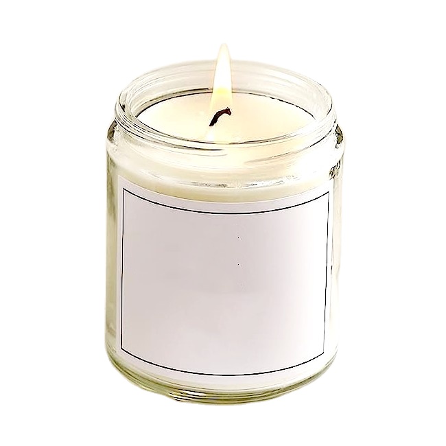 Glass Candle Jar Wholesale 6oz 180ml 8oz 240ml Round Clear Empty Candle Jar With Lid
