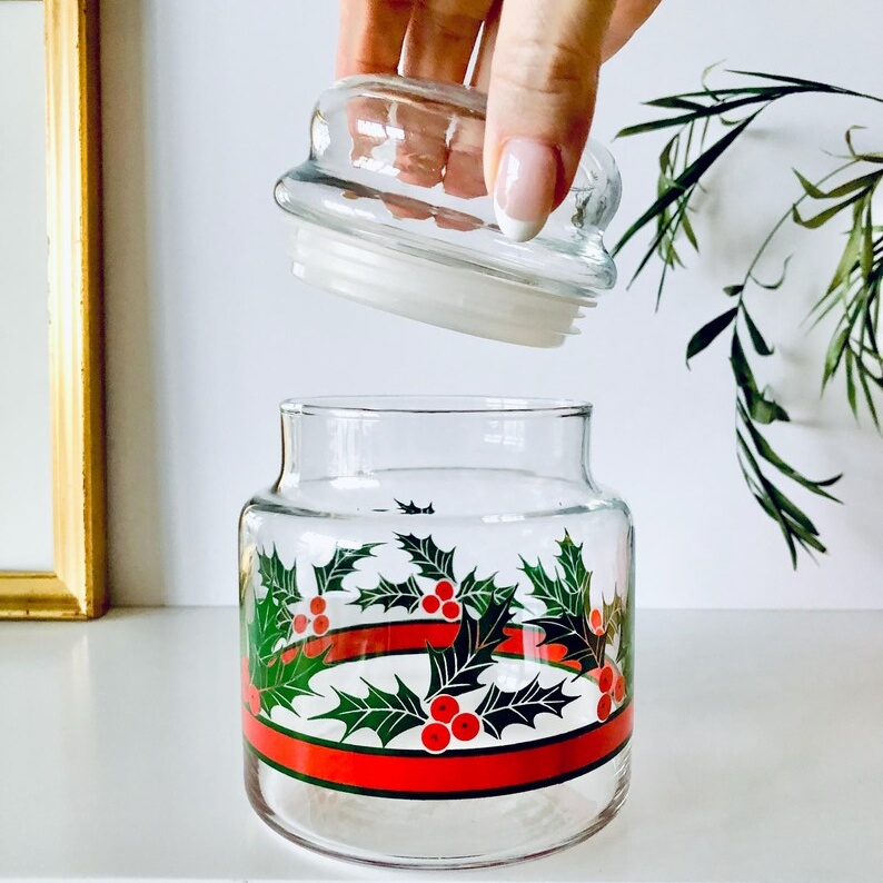Home Use Kitchen Canisters 350ml 500ml 750ml Mushroom Glass Lids Recycled Food Grade Clear Glass Food Storage Jars Candle Jars