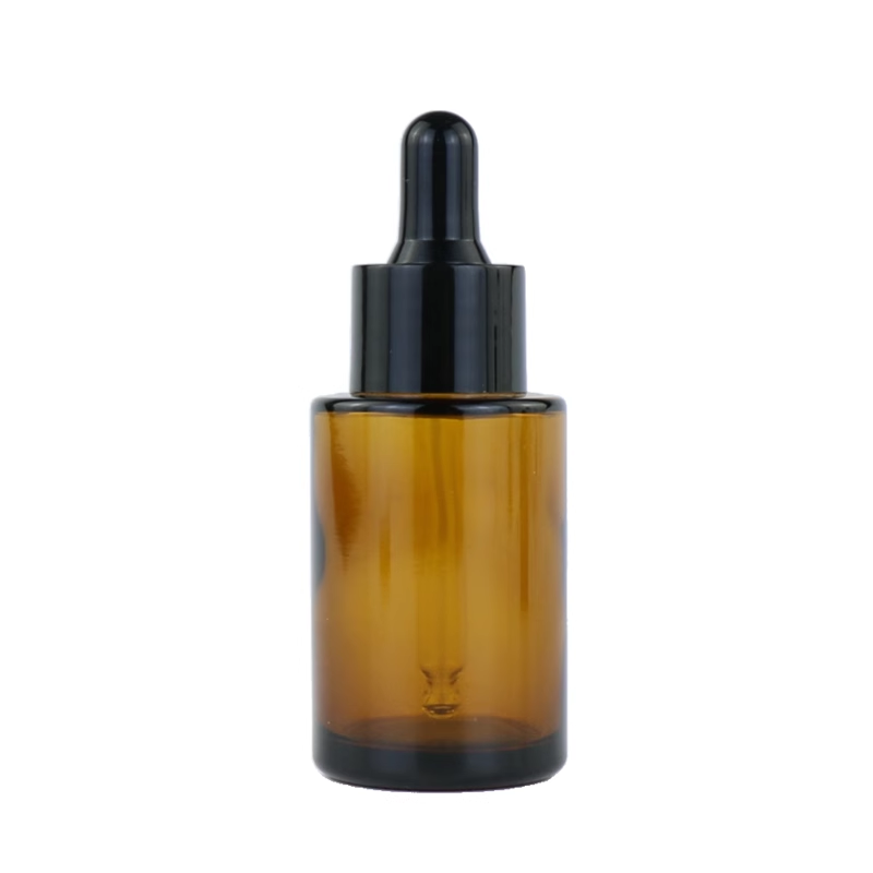 Custom Logo Color 30ml Glass Serum Bottle White Dropper Bottle Glass Jar Glass Bottle