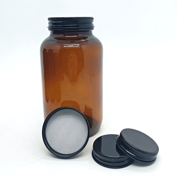 100 Cc Wide Mouth Transparent Frosted Amber Pill Supplement Glass Bottle Medical Capsule Glass Container 60ml 75ml 120ml 150ml
